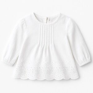 Oshkosh Baby White Eyelet Blouse